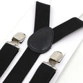 Men's Heavy Duty Suspenders High Elastic Adjustable Braces with 3 Strong Clips for Pants Holder Ideal for Wedding Wear